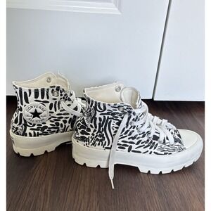 Size 6.5- Converse Chuck Taylor All Star Lugged High Jungle‎ Art W